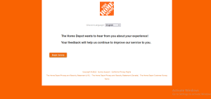 HomeDepot.com Survey