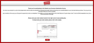 Staples Survey