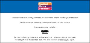 UDF Feedback Survey