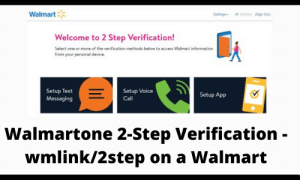 Walmartone 2-Step Verification