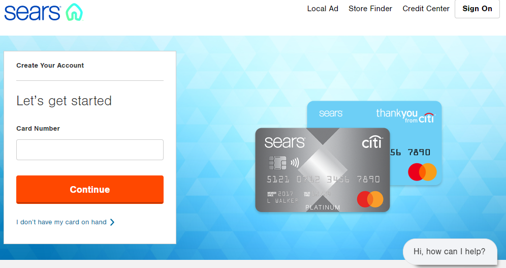 Activate sears card